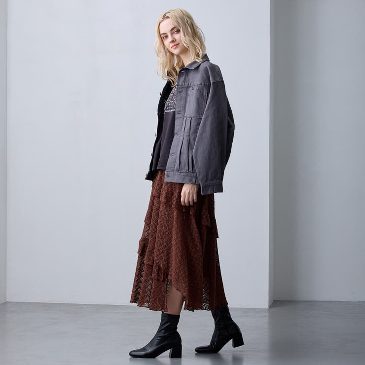 【ZELDA】リベットデザインジャケット | NICOLE | 詳細画像3 