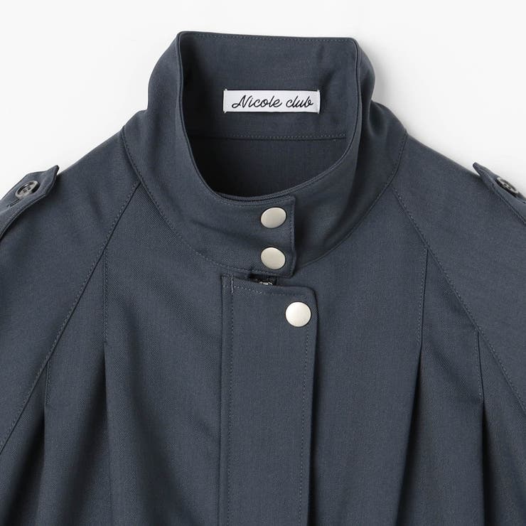 スタンドカラートレンチジャケット | NICOLE | 詳細画像15 