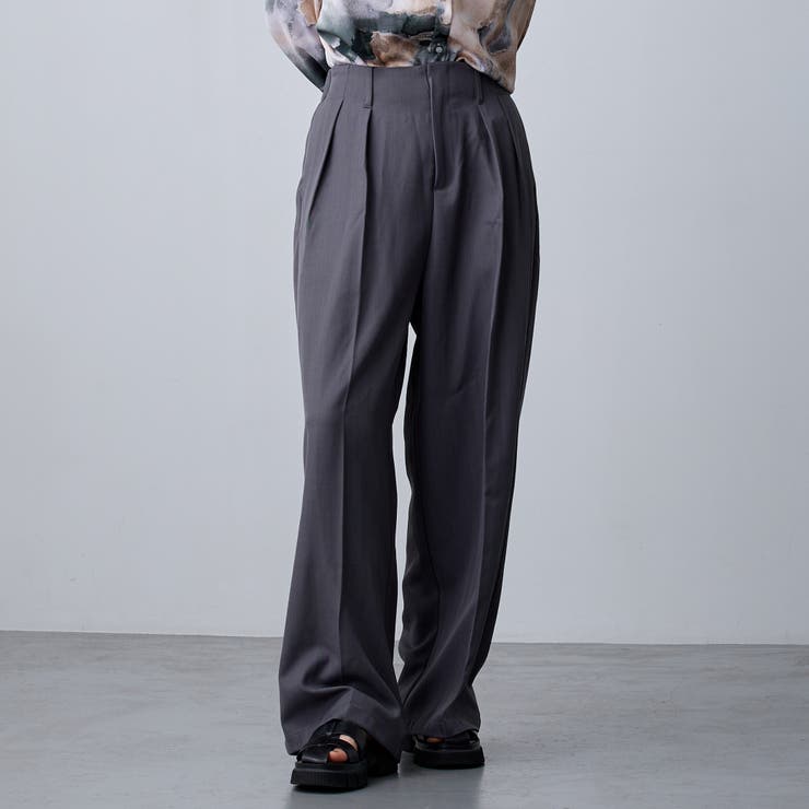 19ライトグレー | 【ZELDA】ツイルタックパンツ | NICOLE