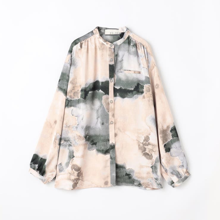 【ZELDA】ヴィンテージライク柄ブラウス | NICOLE | 詳細画像12 