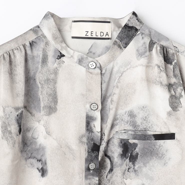 【ZELDA】ヴィンテージライク柄ブラウス | NICOLE | 詳細画像16 