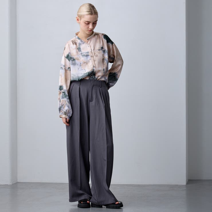 【ZELDA】ヴィンテージライク柄ブラウス | NICOLE | 詳細画像2 