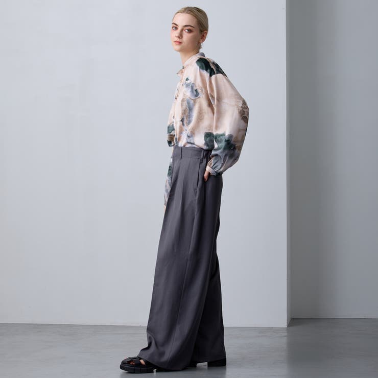 【ZELDA】ヴィンテージライク柄ブラウス | NICOLE | 詳細画像3 