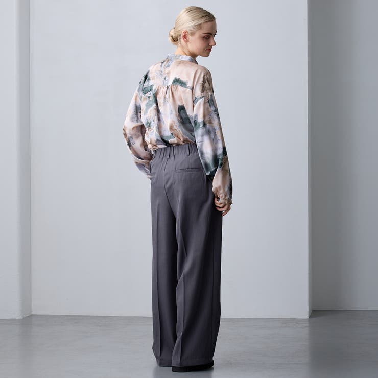 【ZELDA】ヴィンテージライク柄ブラウス | NICOLE | 詳細画像4 