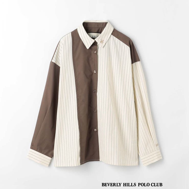 【ZELDA】BEVERLY HILLS POLO CLUBバイカラーシャツ | NICOLE | 詳細画像15 
