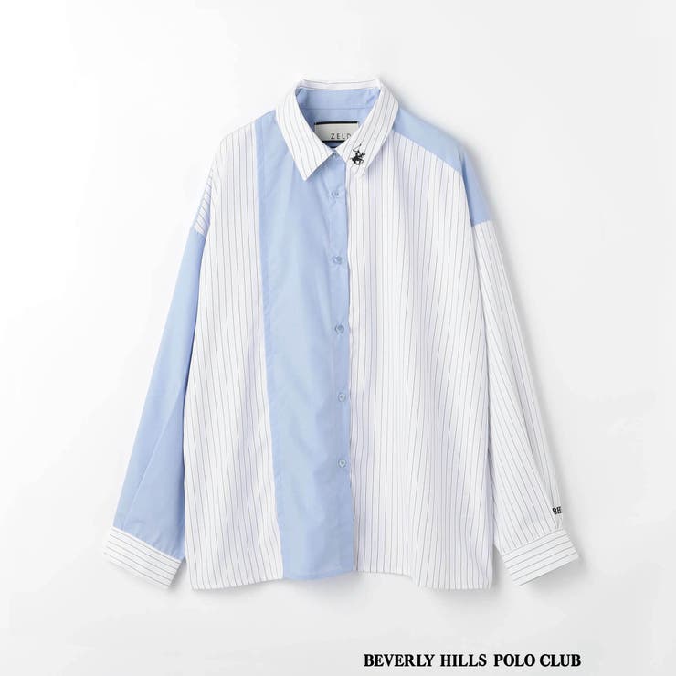 【ZELDA】BEVERLY HILLS POLO CLUBバイカラーシャツ | NICOLE | 詳細画像16 