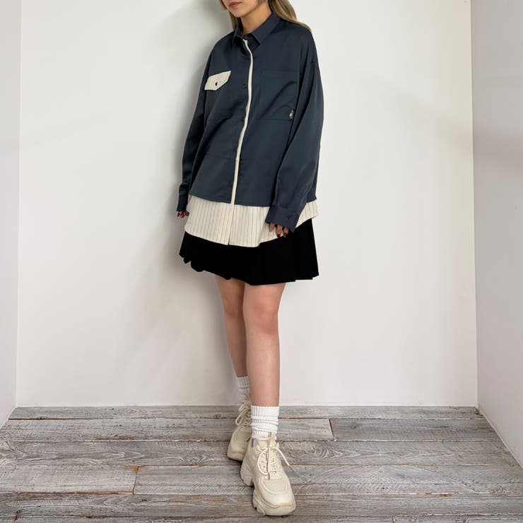 レイヤードオーバーシャツ | NICOLE | 詳細画像11 