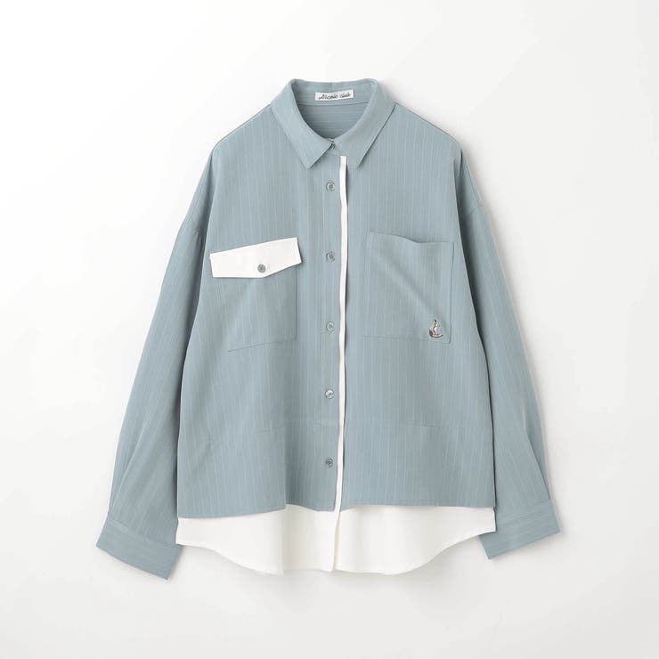 レイヤードオーバーシャツ | NICOLE | 詳細画像18 