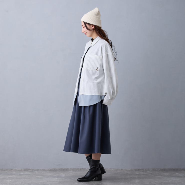 レイヤードオーバーシャツ | NICOLE | 詳細画像5 