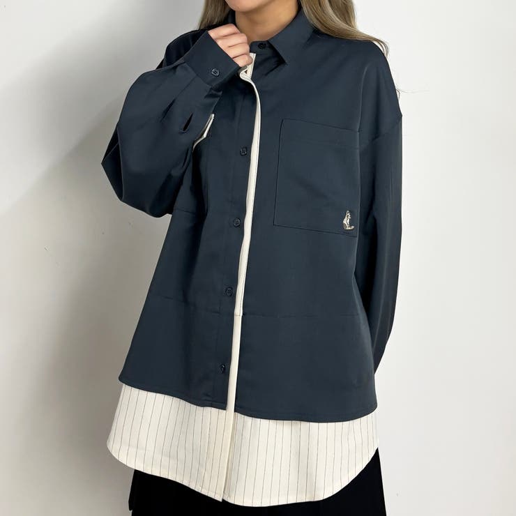 レイヤードオーバーシャツ | NICOLE | 詳細画像7 