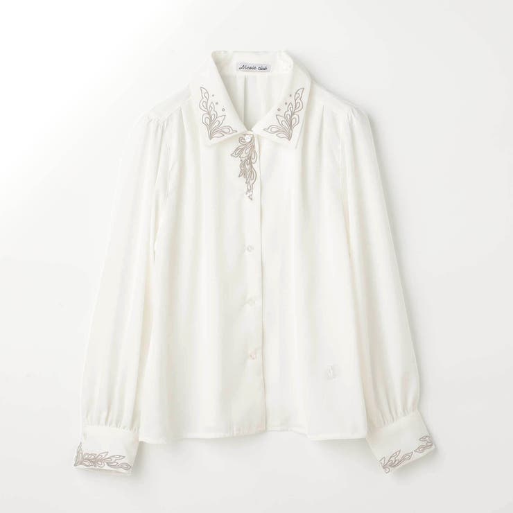 刺繍デザインブラウス | NICOLE | 詳細画像15 