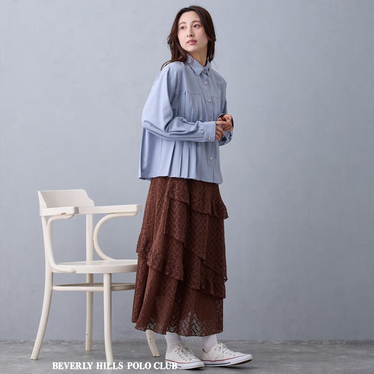 【BEVERLY HILLS POLO CLUB】プリーツブラウス | NICOLE | 詳細画像11 