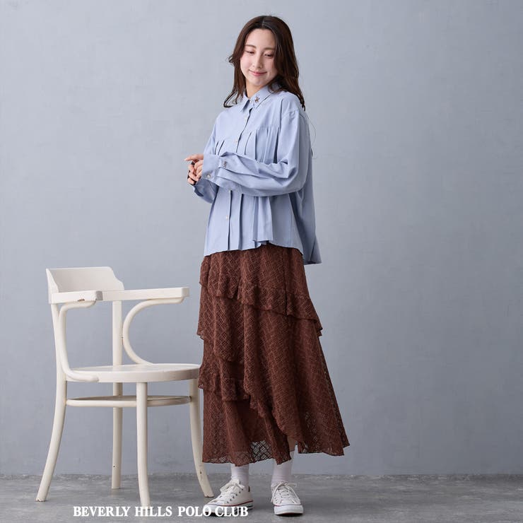 【BEVERLY HILLS POLO CLUB】プリーツブラウス | NICOLE | 詳細画像12 