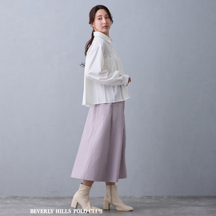 【BEVERLY HILLS POLO CLUB】プリーツブラウス | NICOLE | 詳細画像4 