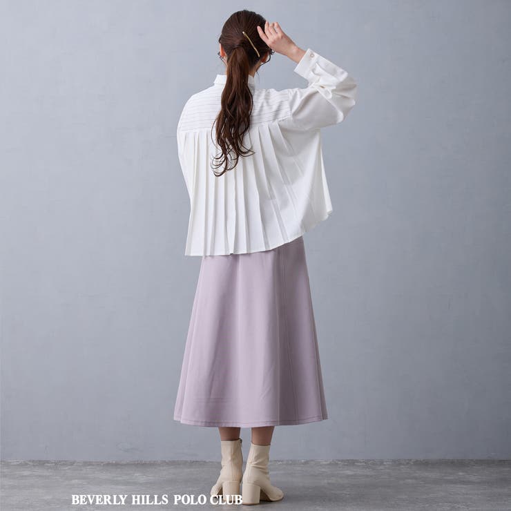 【BEVERLY HILLS POLO CLUB】プリーツブラウス | NICOLE | 詳細画像5 