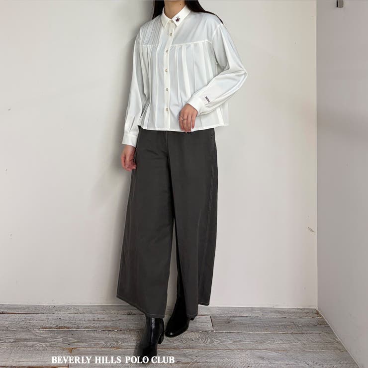 【BEVERLY HILLS POLO CLUB】プリーツブラウス | NICOLE | 詳細画像7 