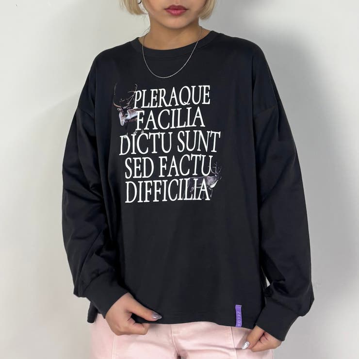 【ZELDA】グラフィックデザインロングTシャツ | NICOLE | 詳細画像6 