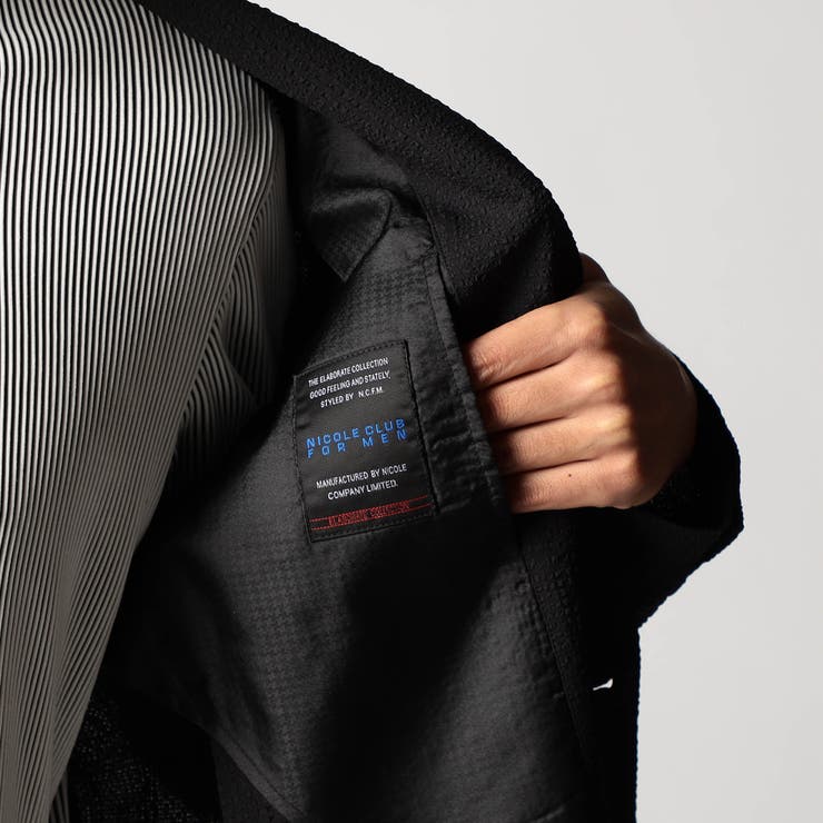 サッカーチェック ノーカラージャケット | NICOLE | 詳細画像15 