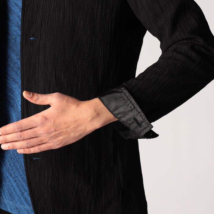 エステルクレープ スタンドカラーカヴァーオールジャケット | NICOLE | 詳細画像20 