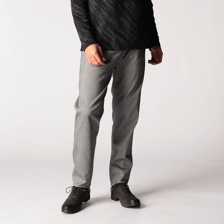 39チャコールグレー | ガムストレッチ カラーパンツ | NICOLE