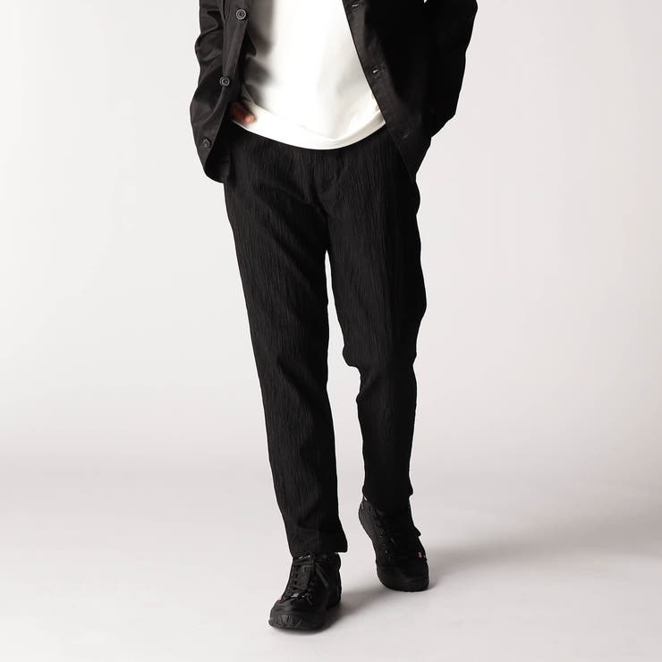 49ブラック | エステルクレープ イージーパンツ | NICOLE