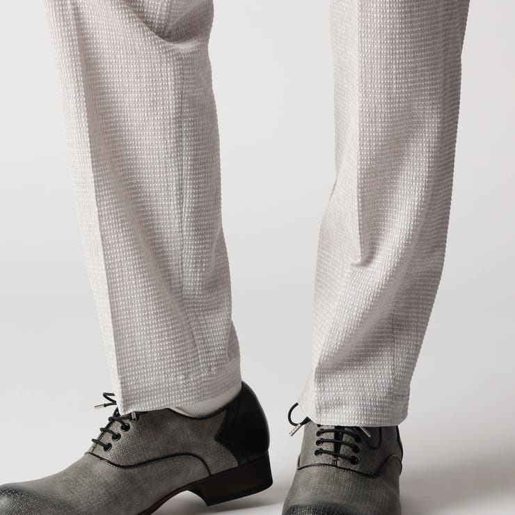 ワッフルサッカープリント イージースラックス | NICOLE | 詳細画像14 