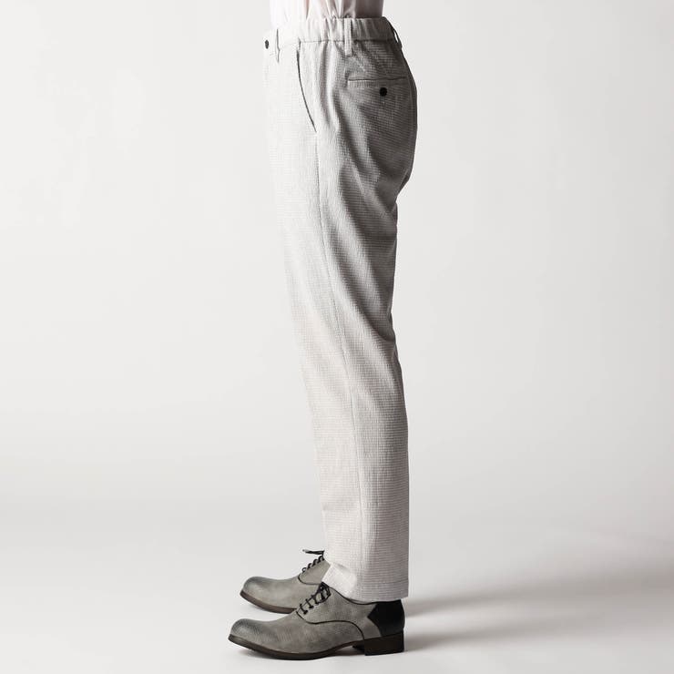 ワッフルサッカープリント イージースラックス | NICOLE | 詳細画像8 