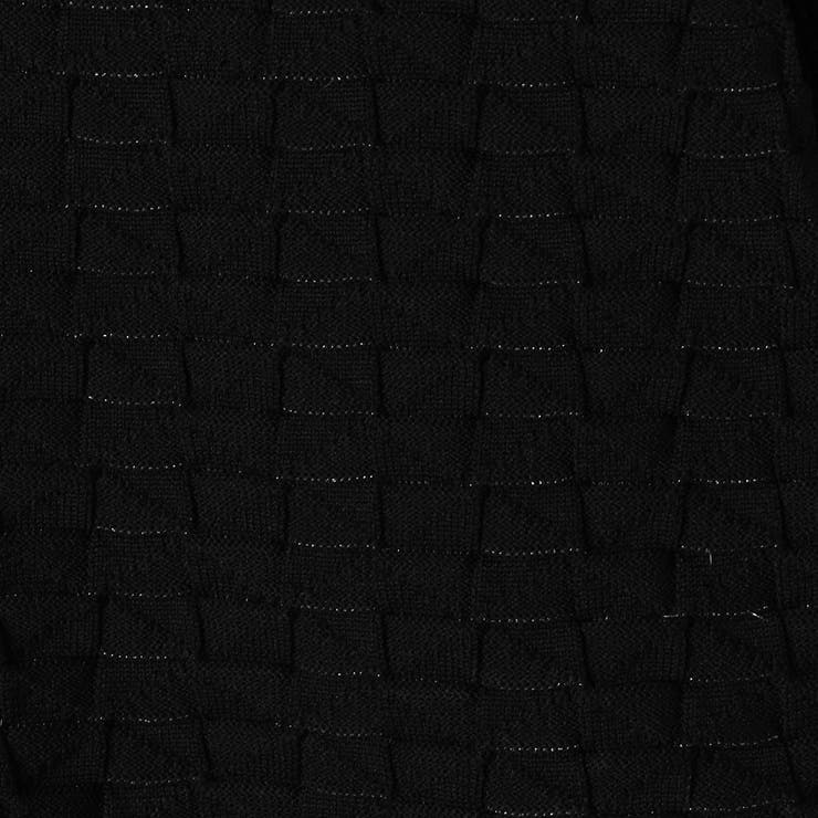 【RIELABO】グリッターブロックチェック ドライバーズニット | NICOLE | 詳細画像16 