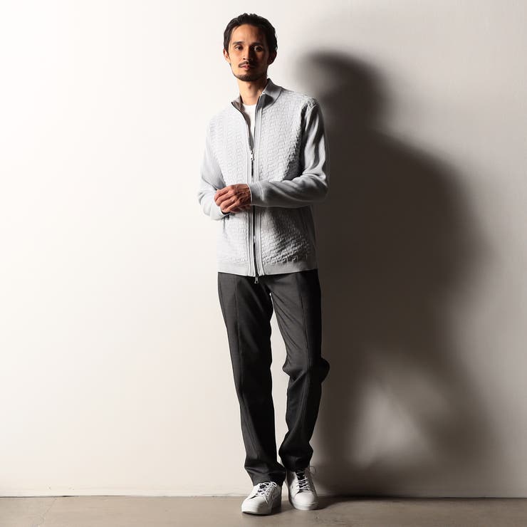 【RIELABO】グリッターブロックチェック ドライバーズニット | NICOLE | 詳細画像2 