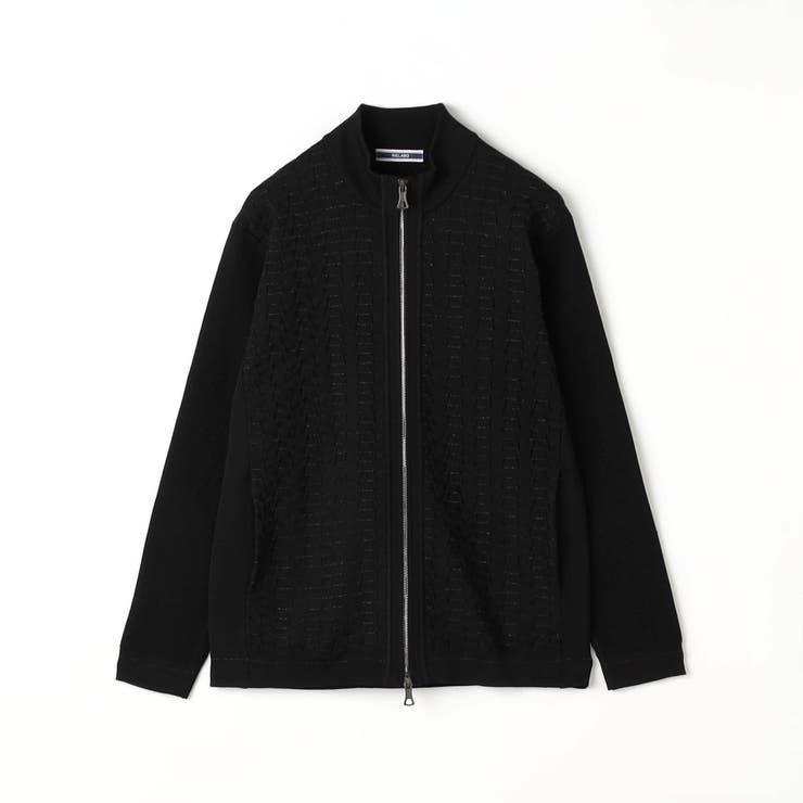 【RIELABO】グリッターブロックチェック ドライバーズニット | NICOLE | 詳細画像8 