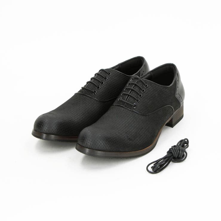 49ブラック | バルモラル プレーントゥシューズ | NICOLE