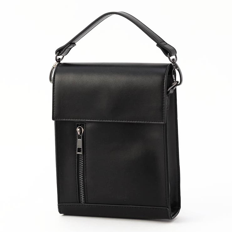 49ブラック | 2WAYフラップミニバッグ | NICOLE