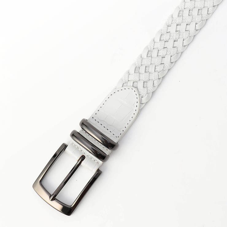 【RIELABO】エンボスイタリアンレザー メッシュベルト | NICOLE | 詳細画像2 