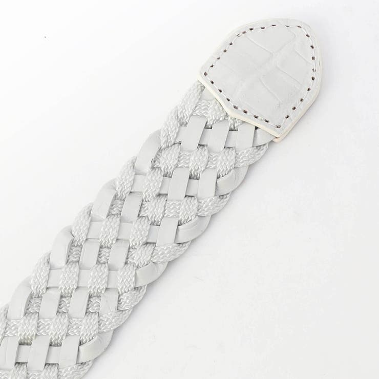 【RIELABO】エンボスイタリアンレザー メッシュベルト | NICOLE | 詳細画像4 