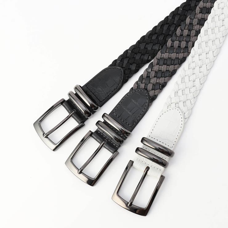 【RIELABO】エンボスイタリアンレザー メッシュベルト | NICOLE | 詳細画像7 