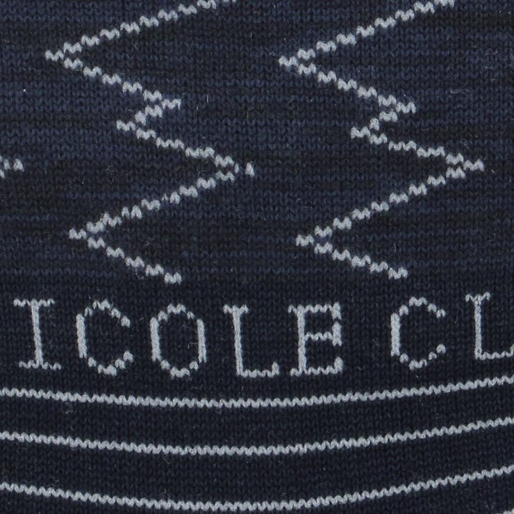 ボーダー×ロゴクルーソックス(日本製) | NICOLE | 詳細画像5 