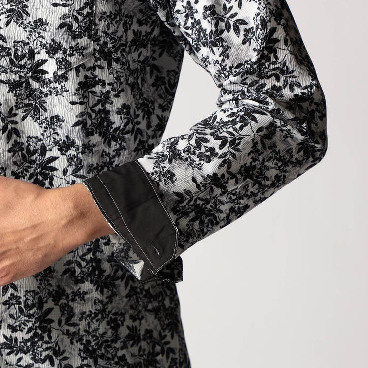 アラカルトプリント スタンドカラーシャツ | NICOLE | 詳細画像17 