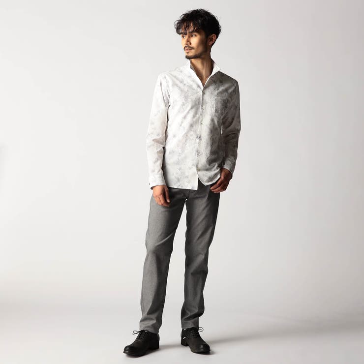 アラカルトプリント スタンドカラーシャツ | NICOLE | 詳細画像2 