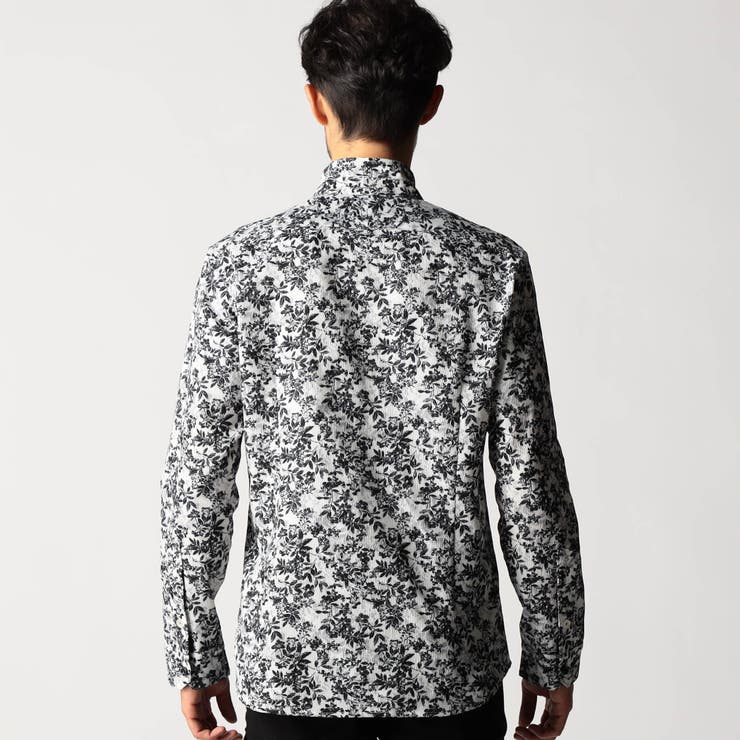 アラカルトプリント スタンドカラーシャツ | NICOLE | 詳細画像6 