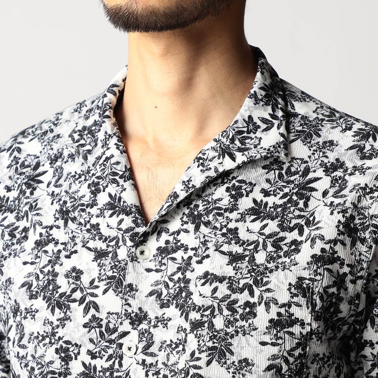 アラカルトプリント スタンドカラーシャツ | NICOLE | 詳細画像9 