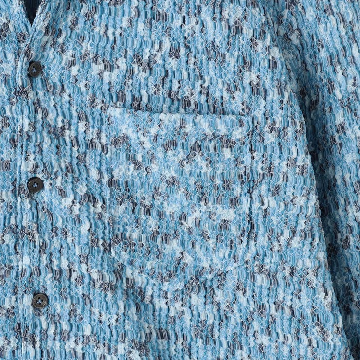 【RIELABO】カラフルプリーツジャカードシャツ | NICOLE | 詳細画像13 