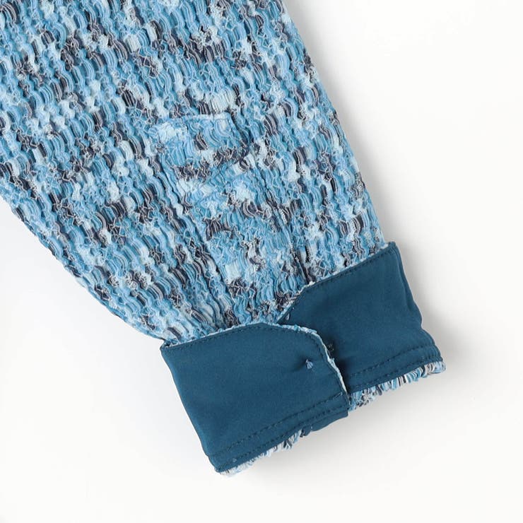 【RIELABO】カラフルプリーツジャカードシャツ | NICOLE | 詳細画像15 