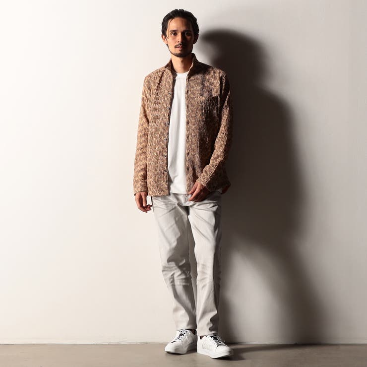 【RIELABO】カラフルプリーツジャカードシャツ | NICOLE | 詳細画像2 