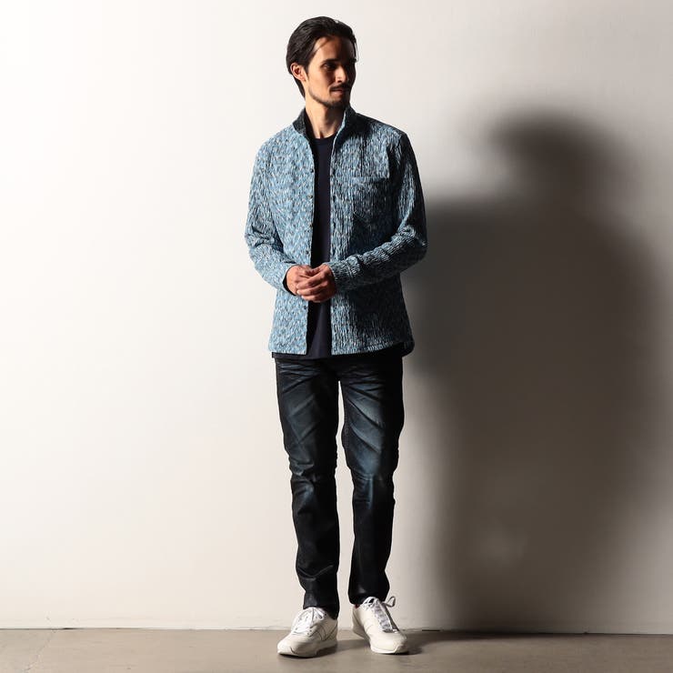 【RIELABO】カラフルプリーツジャカードシャツ | NICOLE | 詳細画像4 