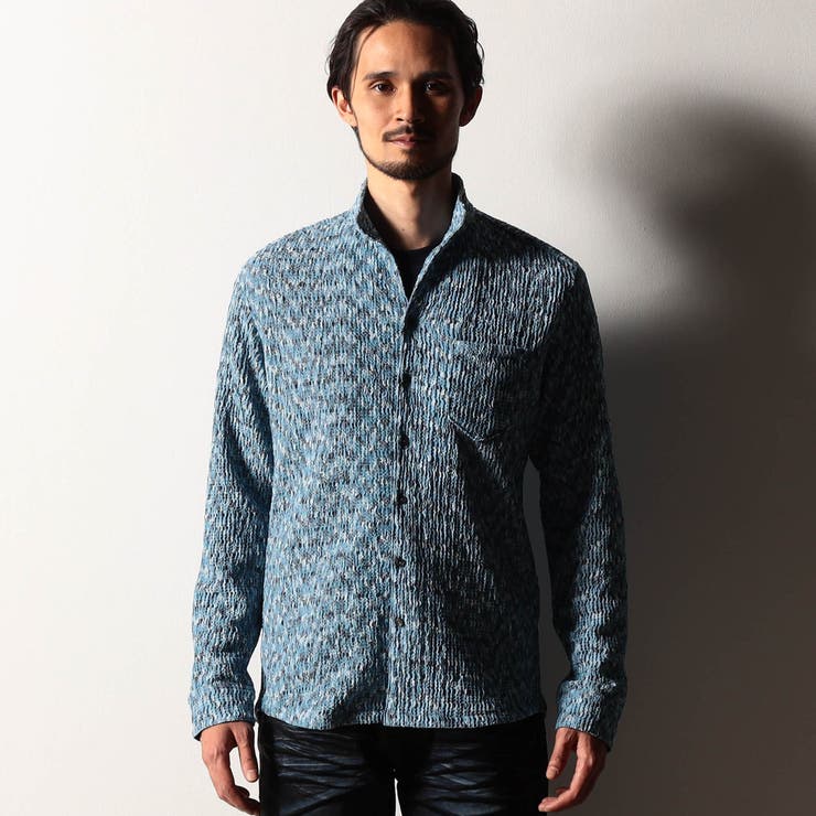 【RIELABO】カラフルプリーツジャカードシャツ | NICOLE | 詳細画像5 