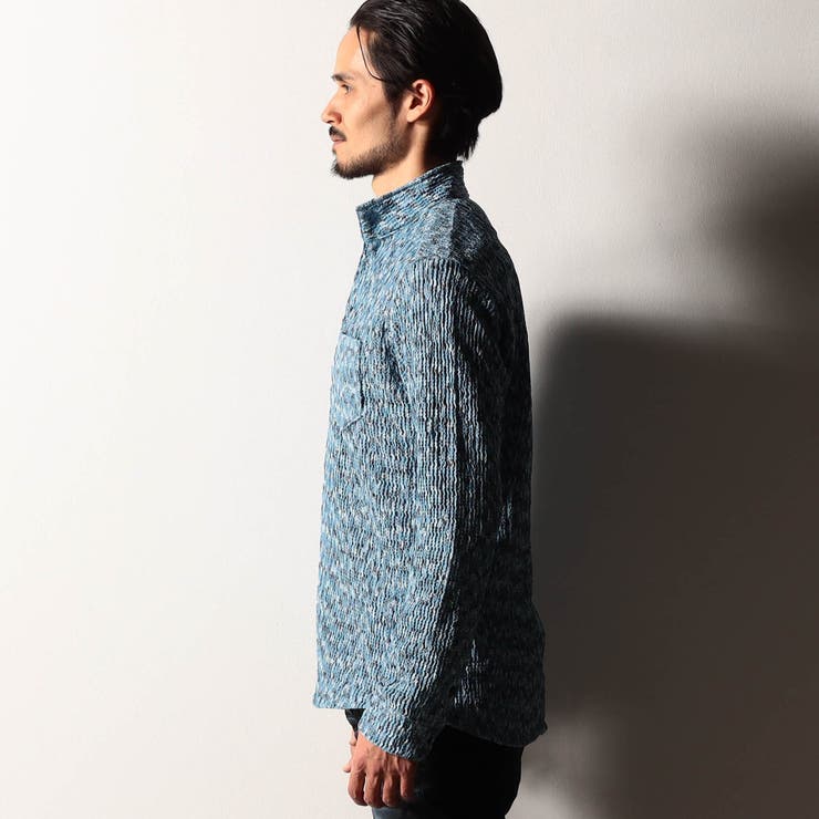 【RIELABO】カラフルプリーツジャカードシャツ | NICOLE | 詳細画像6 