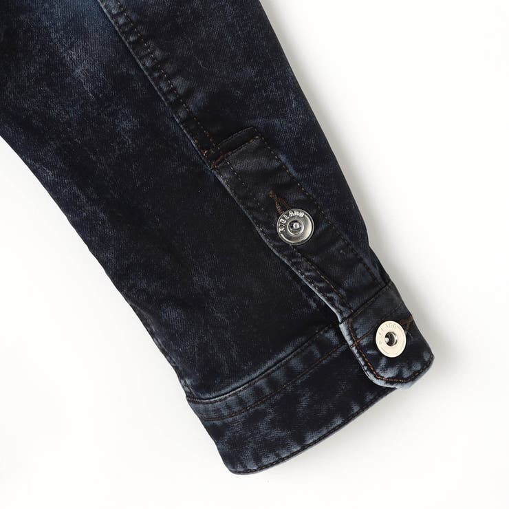 【RIELABO】ハイストレッチデニムスタンドシャツブルゾン | NICOLE | 詳細画像11 