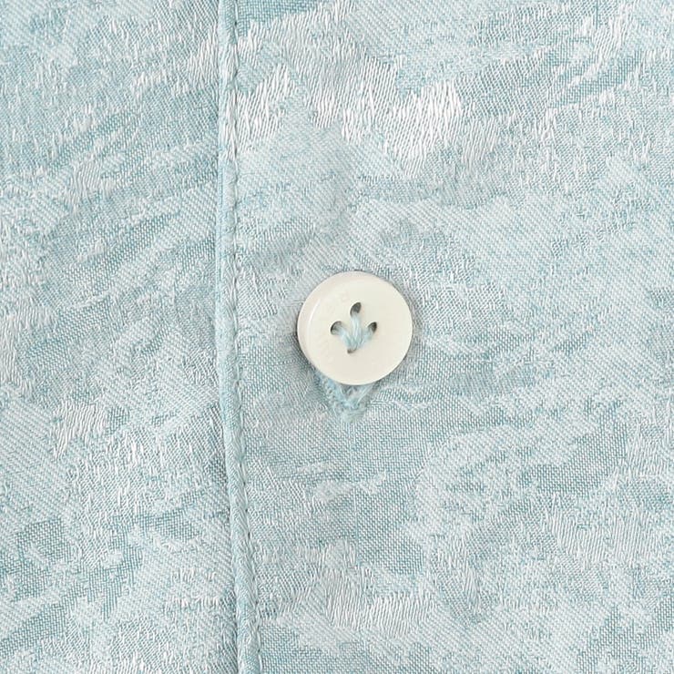 【RIELABO】ブライトジャカード 7分袖レギュラーカラーシャツ | NICOLE | 詳細画像15 