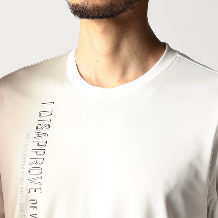 グラデーションストレッチポンチロゴTシャツ | NICOLE | 詳細画像7 