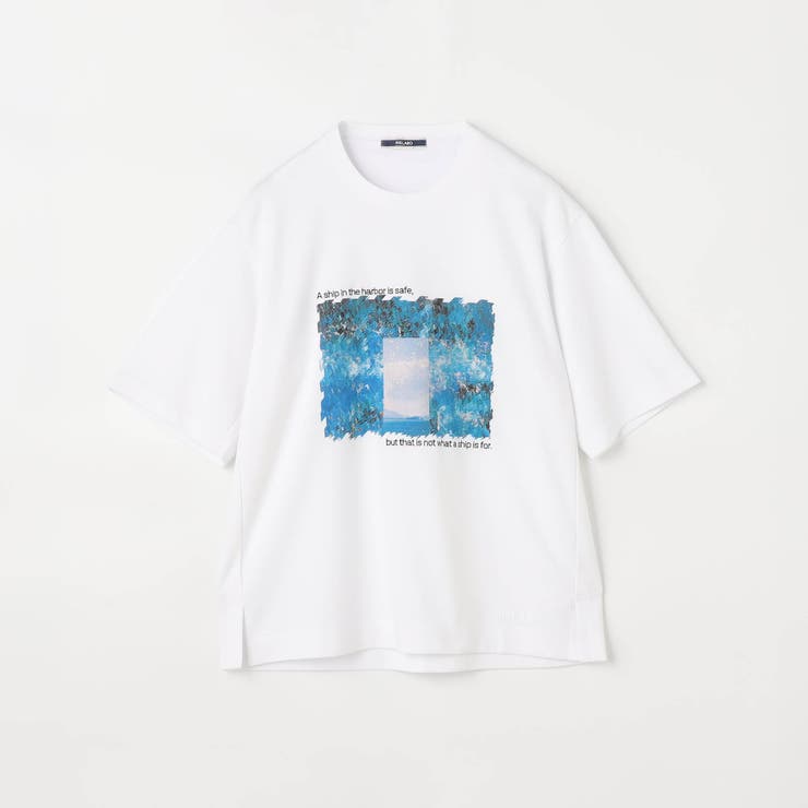 【RIELABO】グラフィックプリント クルーネックＴシャツ | NICOLE | 詳細画像10 